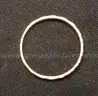 14K Yellow Gold Etched Design Band, 2.1 Grams