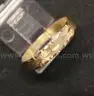 14K Yellow Gold Etched Design Band, 2.1 Grams