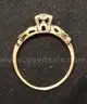 Vintage 14K White Gold Engagement Ring With Diamonds, 2.5 Grams