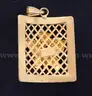 22K Yellow Gold Butterfly Design Pendant, 3.6 Grams