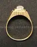 14K Yellow Gold Ring With Diamonds, 8.4 Grams