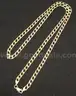 10K Yellow Gold Flat Link Necklace, 11.2 Grams