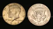 101 U.S. Kennedy Clad Half Dollar Coins