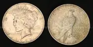 25 U.S. Silver Peace Dollar Coins
