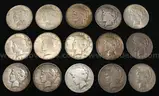 25 U.S. Silver Peace Dollar Coins