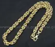 14K Yellow Gold Byzantine Necklace, 36.5 Grams