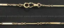 Touchon &#x26; Co.19 Jewel Thin Pocket Watch With 18K Y/G Case &#x26; 14K Y/G Chain