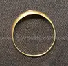 Vintage 18K Yellow Gold Band With Diamond, 3.3 Grams