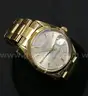 Men&#x27;s 1985 Rolex Oyster Perpetual Date Wristwatch With Gold-Plated Case &#x26; Band
