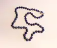 Lapis Lazuli Graduated Beaded Necklace with Sterling Silver Clasp