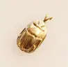 14k Yellow Gold Scarab Pendant, 14.0 Grams