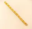 22k Yellow Gold Custom Link Bracelet, 15.2 Grams