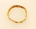 22k Yellow Gold Custom Link Bracelet, 15.2 Grams