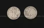 47 Silver U.S. Walking Liberty Half Dollar Coins