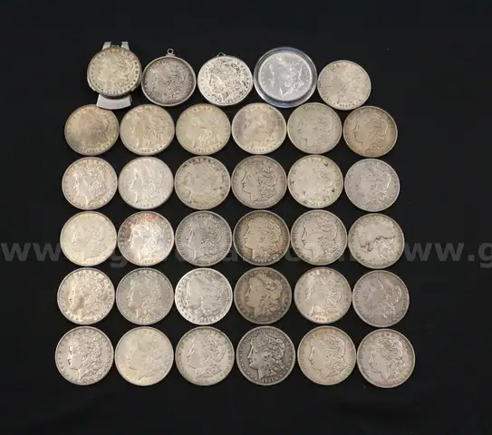 35 U.S. Silver Morgan Dollar Coins