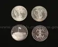 4- Assorted 1oz Silver Rounds, 125.4 Grams Total
