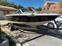 1986 Invader 17 foot boat and trailer