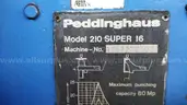 Peddinghaus 210 Super 16 Punch/Shear/Notcher