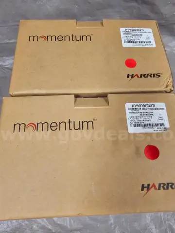 Two Harris Momentum Two Way Radios