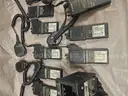 Fifteen Motorola VHF Two Way Radios