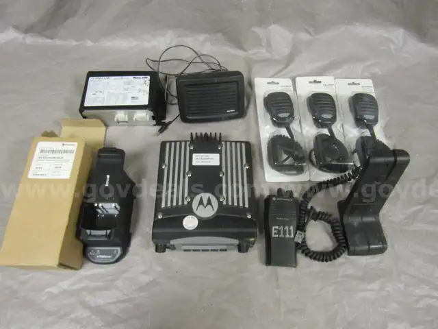 One LOT of Various Two Way Radio Related Equipment
