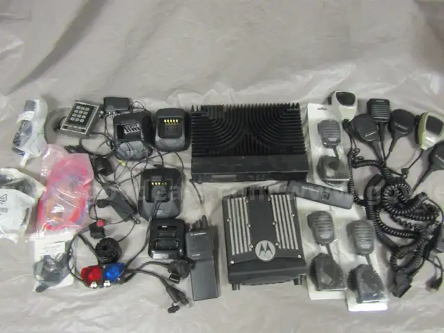 One LOT of Various Two Way Radio Related Equipment