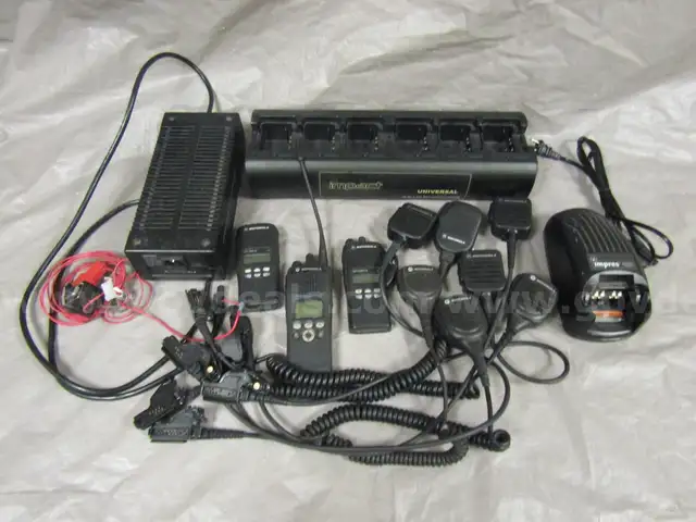 One LOT of Various Two Way Radio Related Equipment