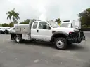 Ford F450 4X4 Flatbed Dually Truck- 34,515 Miles
