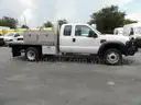 Ford F450 4X4 Flatbed Dually Truck- 34,515 Miles