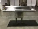 Single compartment sink and faucet
