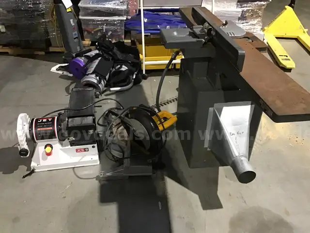 Sander, table top saw, table top grinder