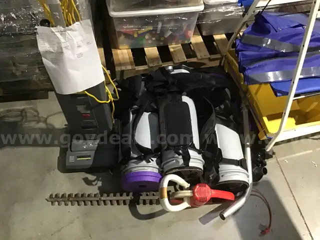 Assorted Custodial Equipment