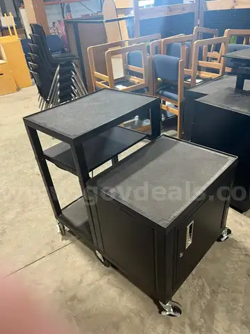 Black AV Cart