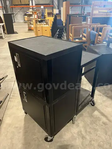 Black AV Cart