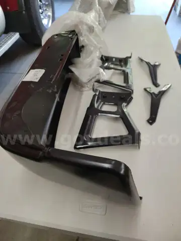 Ram pickup rear step bumper