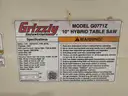 Grizzly Table Saw