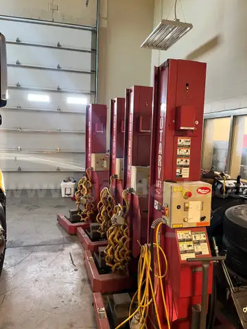 Rotary portable truck lifts - nonworking