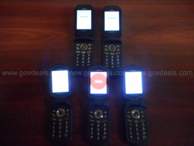 1 Lot Of 5 Used Verizon Misc. Kyocera Flip Cell Phones (Pick Up Only ...