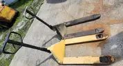 Crown Pallet Jack two pallet jacks moving equipment