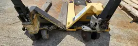 Crown Pallet Jack two pallet jacks moving equipment