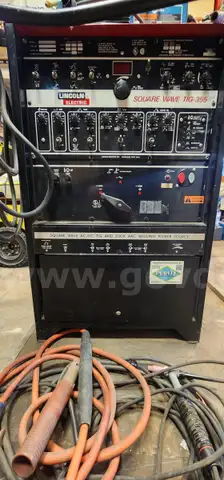 Lincoln Square Wave Tig 355 welder with Miller chiller