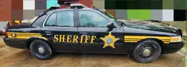 2010 Ford Crown Victoria Ohio Sheriff Police Patrol Car