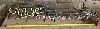 Miller genuine draft MGD Guitar neon bar beer sign light