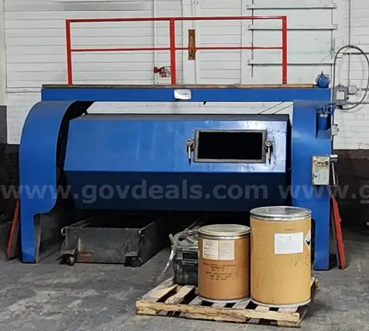 Giant Steel Rotary Tumbler Abrasive cleaner
