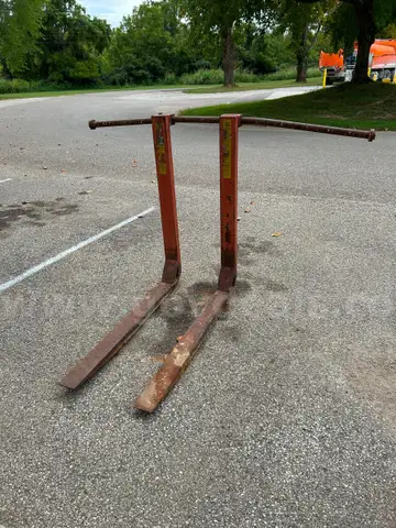 Backhoe forks