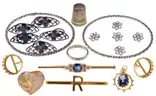 Gold &#x26; Costume Jewelry Lot