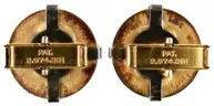 Gold 1899 Ruble Cuff Links and Miscellaneous