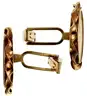 Gold 1899 Ruble Cuff Links and Miscellaneous