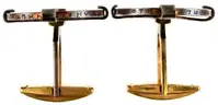 Gold 1899 Ruble Cuff Links and Miscellaneous