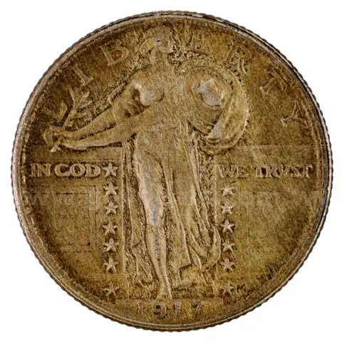 1917 Type 2 Standing Liberty Quarter